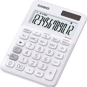 Casio MS-20UC Bureaurekenmachine Wit Aantal displayposities: 12 werkt op zonne-energie, werkt op batterijen (b x h x d)