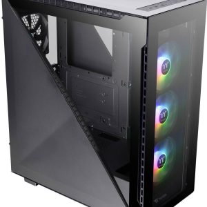 Thermaltake Divider 500 TG ARGB Midi-tower PC-behuizing Zwart 3 voorgeïnstalleerde LED-ventilators, 1 voorgeïnstalleerde