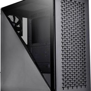 Thermaltake Divider 300 TG Air Black Midi-tower PC-behuizing Zwart 2 voorgeïnstalleerde ventilators, Zijvenster, Stoffil
