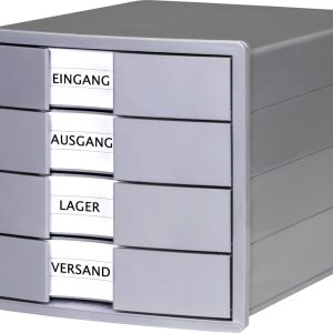 HAN IMPULS KARMA 10128-18 Ladebox Zwart DIN A4, DIN C4 Aantal lades: 4