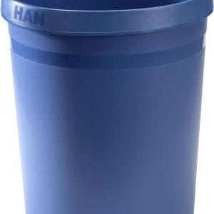 HAN GRIP KARMA 18198-16 Prullenbak 18 l (Ø x h) 31.2 cm x 35 cm Kringloop kunststof Eco-blauw 1 stuk(s) HAN GRIP KARMA 18198-16 Prullenbak 18 l (Ø x h) 31.2 cm x 35 cm Kringloop kunststof Eco-blauw 1 stuk(s)