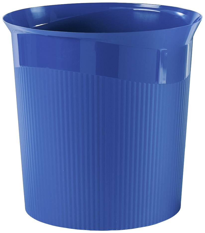 HAN Re-LOOP 18148-914 Prullenbak 13 l (Ø x h) 28.8 cm x 28.7 cm Kringloop kunststof Blauw 1 stuk(s)