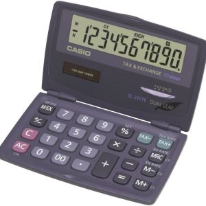 Casio SL-210TE Zakrekenmachine Antraciet Aantal displayposities: 10 werkt op zonne-energie, werkt op batterijen (b x h x