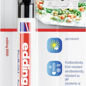 Edding 8000 Diepvriesmarker Zwart 1 mm Edding 8000 Diepvriesmarker Zwart 1 mm