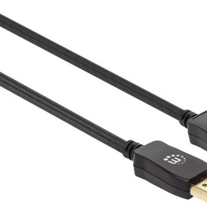 Manhattan 353625 DisplayPort-kabel DisplayPort Aansluitkabel DisplayPort-stekker, DisplayPort-stekker 3.00 m Zwart 8K UH