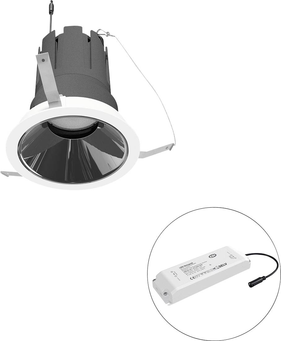 EVN F01R11SM3830L55P F01R11SM3830L55P LED-plafondspot