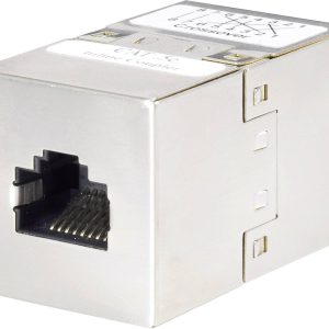 Renkforce RJ45 (cross) Netwerk Adapter CAT 5e [1x RJ45-bus – 1x RJ45-bus] Metaal