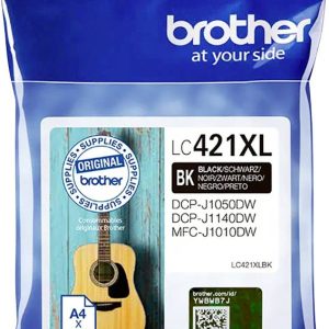 Brother Inktcartridge LC-421XLBK Origineel Zwart LC421XLBK Brother Inktcartridge LC-421XLBK Origineel Zwart LC421XLBK
