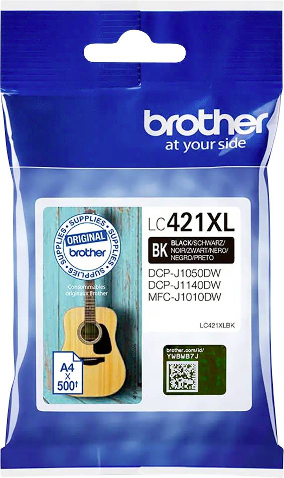 Brother Inktcartridge LC-421XLBK Origineel Zwart LC421XLBK