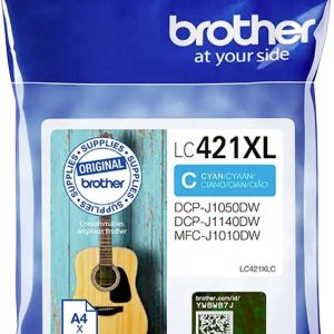 Brother Inktcartridge LC-421XLC Origineel Cyaan LC421XLC Brother Inktcartridge LC-421XLC Origineel Cyaan LC421XLC