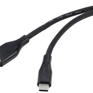 Renkforce RF-4995178 USB-kabel USB 3.2 Gen1 USB-A stekker, USB-C stekker 3.00 m Zwart PVC-mantel, Zeer flexibel Renkforce RF-4995178 USB-kabel USB 3.2 Gen1 USB-A stekker, USB-C stekker 3.00 m Zwart PVC-mantel, Zeer flexibel