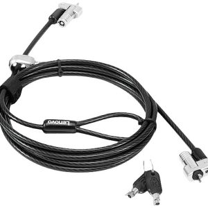 Lenovo Laptopslot Sleutelslot Incl. 2 sleutels 2400 mm NanoSaver MasterKey Twin Head Lenovo Laptopslot Sleutelslot Incl. 2 sleutels 2400 mm NanoSaver MasterKey Twin Head