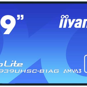 Iiyama ProLite TF4939UHSC-B1AG Large Format display Energielabel: G (A – G) 124.5 cm (49 inch) 3840 x 2160 Pixel 24/7 Ge Iiyama ProLite TF4939UHSC-B1AG Large Format display Energielabel: G (A – G) 124.5 cm (49 inch) 3840 x 2160 Pixel 24/7 Ge