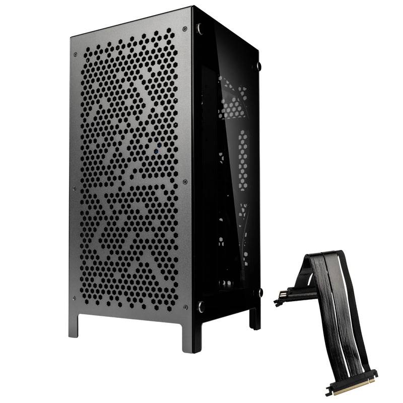 Kolink Kolink Rocket Complex Aluminium Mini-ITX Gehäuse - Gunmetal Grey Mini-tower Behuizing, Gaming-behuizing Grijs 2 v