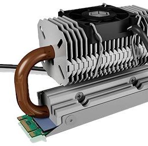 ICY BOX IB-M2HSF-705, M.2 Kühler mit Heatpipe und 30 mm Lüfter,Aluminium, Für M.2 SSDs 60878 M.2 SSD-koeler ICY BOX IB-M2HSF-705, M.2 Kühler mit Heatpipe und 30 mm Lüfter,Aluminium, Für M.2 SSDs 60878 M.2 SSD-koeler