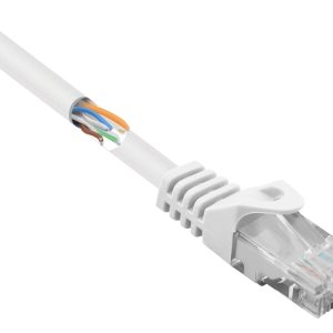 Renkforce RF-5043828 RJ45 Netwerkkabel, patchkabel CAT 5e U/UTP 10.00 m Wit Snagless 1 stuk(s) Renkforce RF-5043828 RJ45 Netwerkkabel, patchkabel CAT 5e U/UTP 10.00 m Wit Snagless 1 stuk(s)