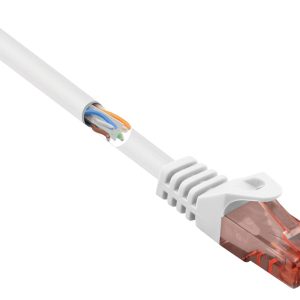 Renkforce RF-5044028 RJ45 Netwerkkabel, patchkabel CAT 6 U/UTP 5.00 m Wit Snagless, Halogeenvrij 1 stuk(s) Renkforce RF-5044028 RJ45 Netwerkkabel, patchkabel CAT 6 U/UTP 5.00 m Wit Snagless, Halogeenvrij 1 stuk(s)