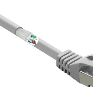 Renkforce RF-5047492 RJ45 Netwerkkabel, patchkabel CAT 6A S/FTP 1.00 m Grijs Vlambestendig 1 stuk(s) Renkforce RF-5047492 RJ45 Netwerkkabel, patchkabel CAT 6A S/FTP 1.00 m Grijs Vlambestendig 1 stuk(s)