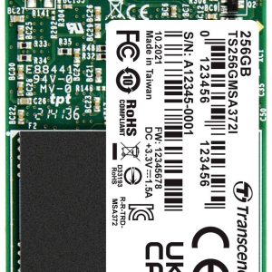Transcend 256 GB Harde schijf (2.5 inch) SATA III Industrial TS256GMSA372I