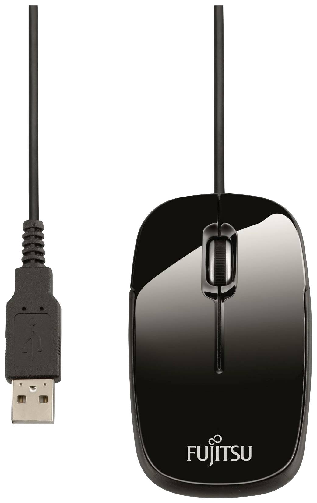 Fujitsu M420 Muis USB Optisch Zwart 3 Toetsen 1000 dpi