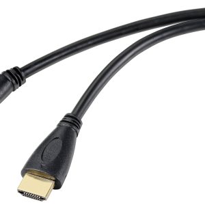SpeaKa Professional SP-10133276 HDMI-kabel HDMI Aansluitkabel HDMI-A-stekker, HDMI-A-stekker 0.50 m Zwart 4K UHD, Audio SpeaKa Professional SP-10133276 HDMI-kabel HDMI Aansluitkabel HDMI-A-stekker, HDMI-A-stekker 0.50 m Zwart 4K UHD, Audio