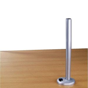 LINDY Desk Clamp Pole Monitor-tafelbeugel Aantal monteerbare displays: 1 Display(s) Zilver Vast