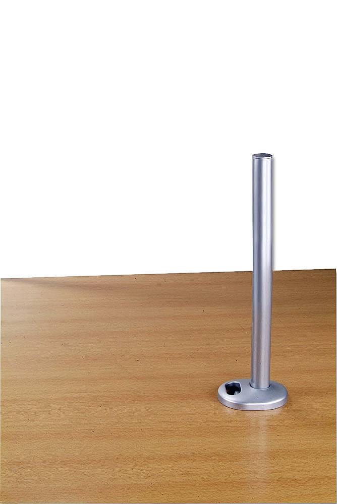 LINDY Desk Clamp Pole Monitor-tafelbeugel Aantal monteerbare displays: 1 Display(s) Zilver Vast