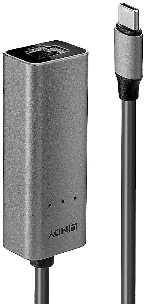LINDY Lindy - Netzwerkadapter - USB-C 3.1 - 10M/100M/1G/2,5 Gigabit Ethernet Netwerkadapter 2.5 GBit/s USB-C 3.1 Gen 1,