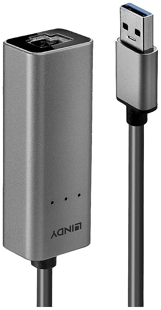 LINDY Lindy - Netzwerkadapter - USB 3.0 - 2.5GBase-T x 1 Netwerkadapter 2.5 GBit/s USB-A 3.2 Gen 1, Gigabit-LAN (1/2.5 G