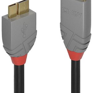 LINDY 36766 USB-kabel USB 3.2 Gen1 USB-A stekker, USB-micro-B 3.0 stekker 1.00 m Zwart LINDY 36766 USB-kabel USB 3.2 Gen1 USB-A stekker, USB-micro-B 3.0 stekker 1.00 m Zwart