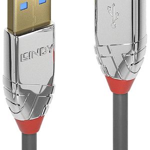 LINDY 36628 USB-kabel USB 3.2 Gen1 USB-A stekker, USB-A stekker 3.00 m Grijs Afgeschermd (drievoudig) LINDY 36628 USB-kabel USB 3.2 Gen1 USB-A stekker, USB-A stekker 3.00 m Grijs Afgeschermd (drievoudig)