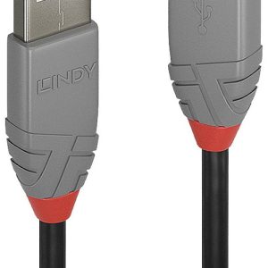 LINDY 36691 USB-kabel USB 2.0 USB-A stekker, USB-A stekker 0.50 m Zwart, Grijs Vertind LINDY 36691 USB-kabel USB 2.0 USB-A stekker, USB-A stekker 0.50 m Zwart, Grijs Vertind