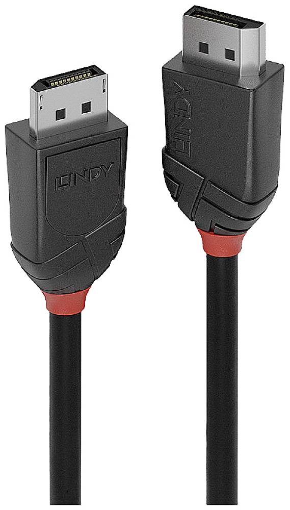 LINDY 36494 DisplayPort-kabel DisplayPort Aansluitkabel DisplayPort-stekker, DisplayPort-stekker 1.5 m Zwart
