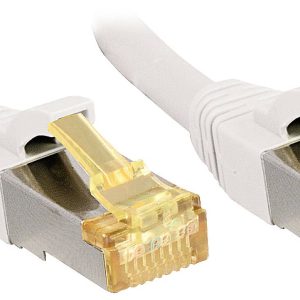 LINDY 47322 RJ45 Netwerkkabel, patchkabel CAT 6a (losse kabel CAT 7) S/FTP 1.00 m Wit 1 stuk(s)