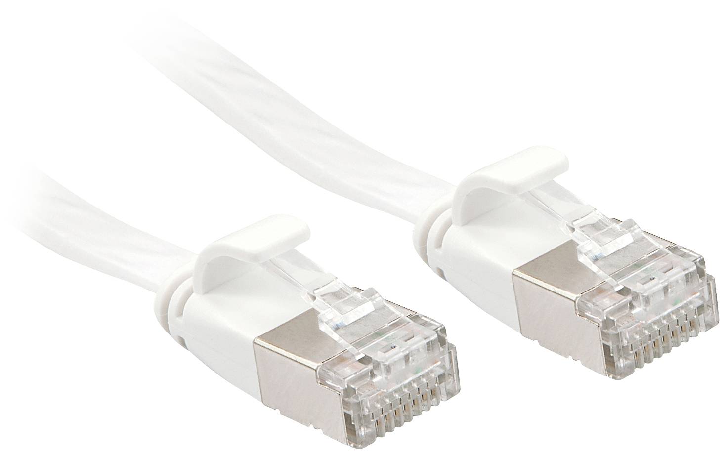 LINDY 47545 RJ45 Netwerkkabel, patchkabel CAT 6A U/FTP 10.00 m Wit 1 stuk(s)