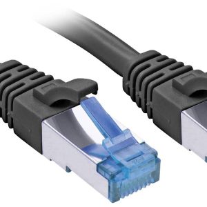 LINDY 47417 RJ45 Netwerkkabel, patchkabel CAT 6A S/FTP 7.50 m Zwart 1 stuk(s) LINDY 47417 RJ45 Netwerkkabel, patchkabel CAT 6A S/FTP 7.50 m Zwart 1 stuk(s)
