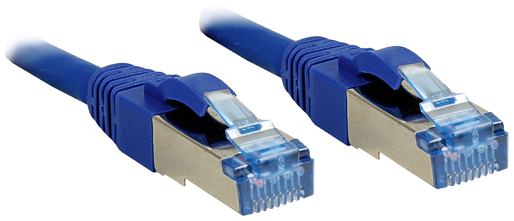 LINDY 47151 RJ45 Netwerkkabel, patchkabel CAT 6A S/FTP 5.00 m Blauw 1 stuk(s)