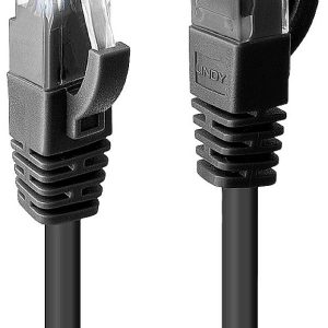 LINDY 48078 RJ45 Netwerkkabel, patchkabel CAT 6 U/UTP 2.00 m Zwart 1 stuk(s) LINDY 48078 RJ45 Netwerkkabel, patchkabel CAT 6 U/UTP 2.00 m Zwart 1 stuk(s)