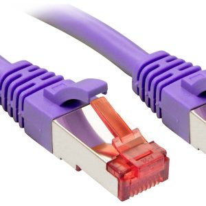 LINDY 47830 RJ45 Netwerkkabel, patchkabel CAT 6 S/FTP 20.00 m Violet 1 stuk(s) LINDY 47830 RJ45 Netwerkkabel, patchkabel CAT 6 S/FTP 20.00 m Violet 1 stuk(s)