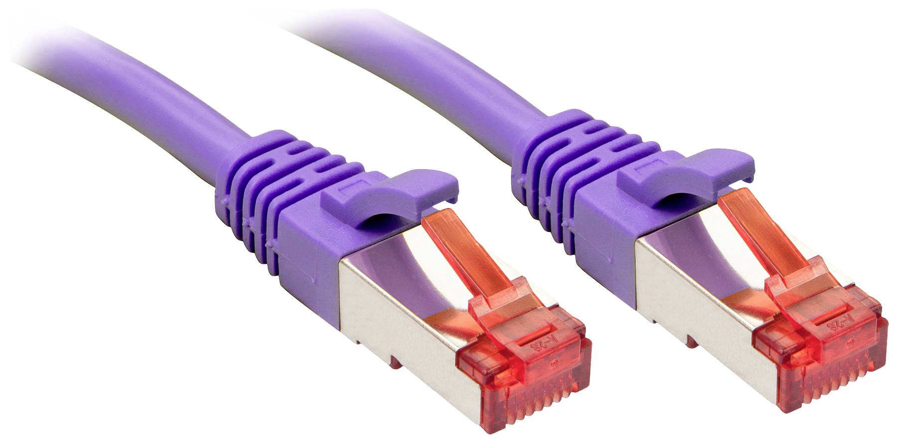 LINDY 47830 RJ45 Netwerkkabel, patchkabel CAT 6 S/FTP 20.00 m Violet 1 stuk(s)