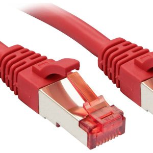 LINDY 47733 RJ45 Netwerkkabel, patchkabel CAT 6 S/FTP 1.50 m Rood 1 stuk(s)