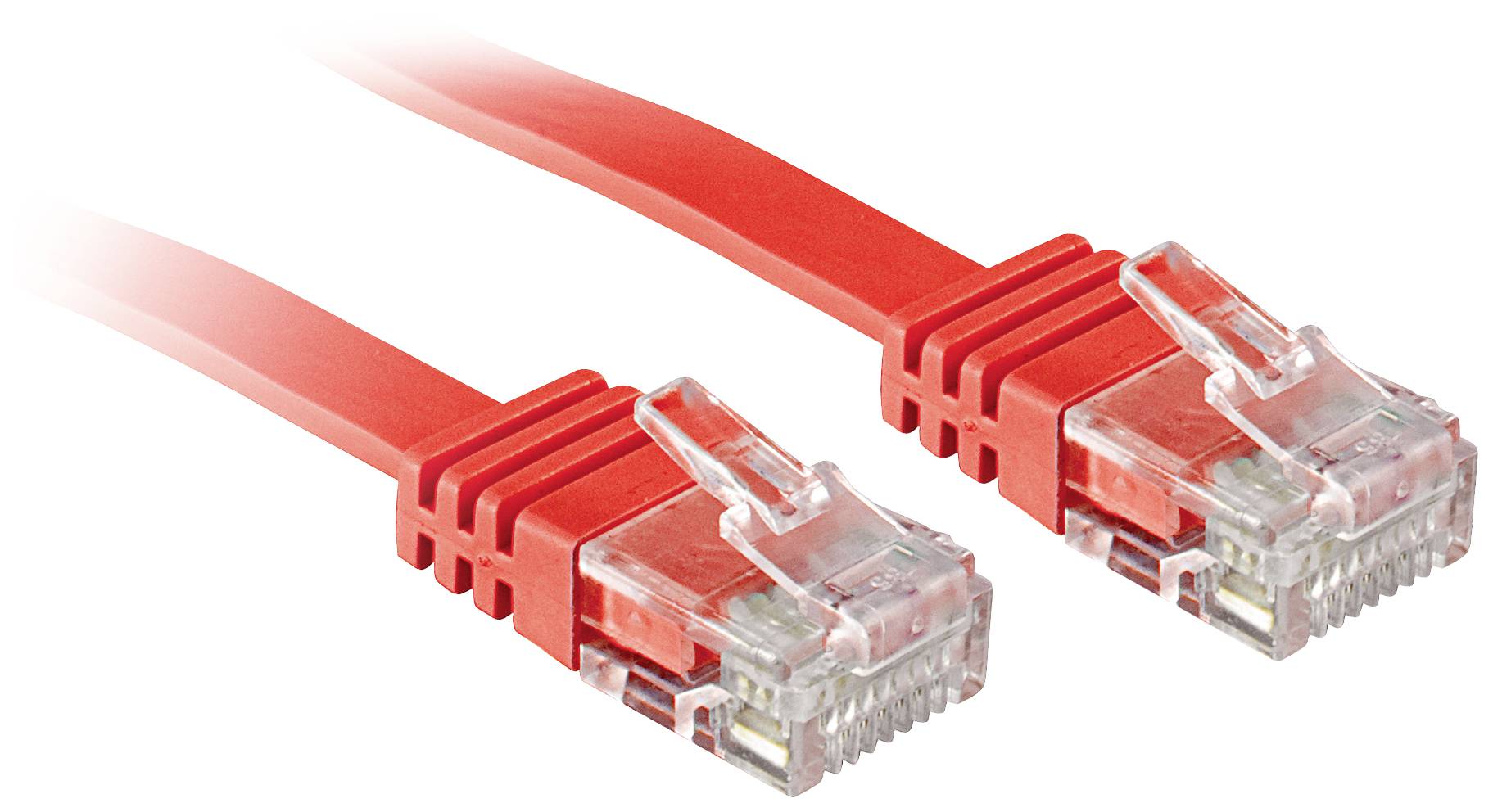 LINDY 47514 RJ45 Netwerkkabel, patchkabel CAT 6 U/UTP 5.00 m Rood 1 stuk(s)