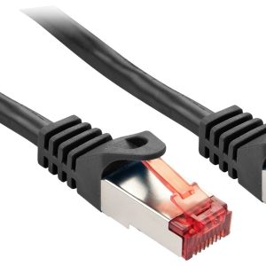 LINDY 47377 RJ45 Netwerkkabel, patchkabel CAT 6 S/FTP 7.50 m Zwart 1 stuk(s) LINDY 47377 RJ45 Netwerkkabel, patchkabel CAT 6 S/FTP 7.50 m Zwart 1 stuk(s)
