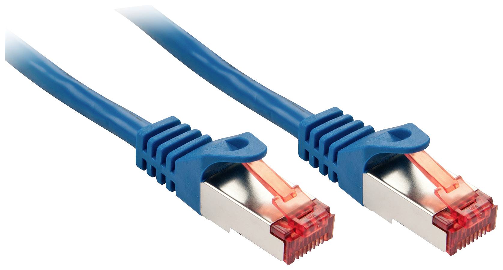 LINDY 47357 RJ45 Netwerkkabel, patchkabel CAT 6 S/FTP 7.50 m Blauw 1 stuk(s)