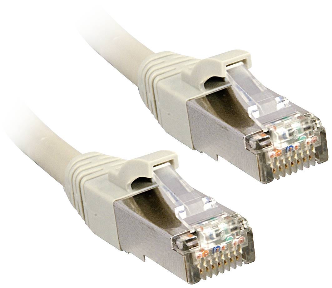 LINDY 47243 RJ45 Netwerkkabel, patchkabel CAT 6 U/FTP 1.50 m Grijs 1 stuk(s)