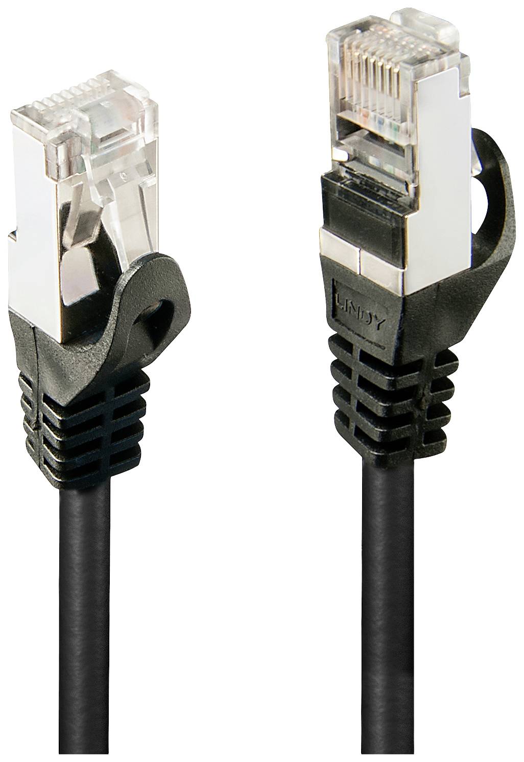 LINDY 48381 RJ45 Netwerkkabel, patchkabel CAT 5e F/UTP 1.00 m Zwart 1 stuk(s)