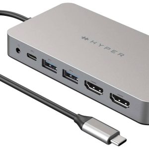 HYPER HDM1H-GL USB-C dockingstation Geschikt voor merk (dockingstation): Universeel HYPER HDM1H-GL USB-C dockingstation Geschikt voor merk (dockingstation): Universeel