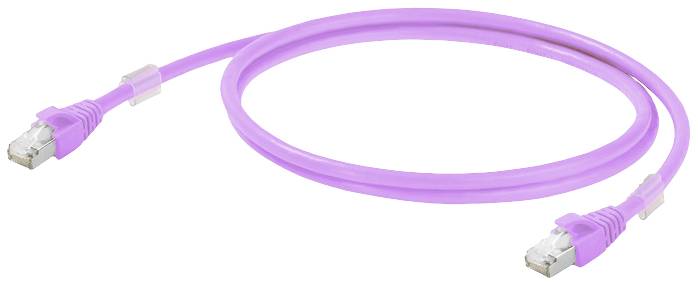 Weidmüller 2701550005 RJ45 Netwerkkabel, patchkabel CAT 6A S/FTP 0.50 m Violet 1 stuk(s)