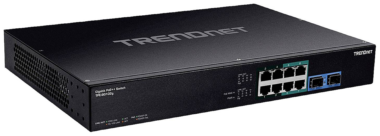 TrendNet TPE-BG102G TPE-BG102G Netwerk switch 1000 MBit/s PoE-functie