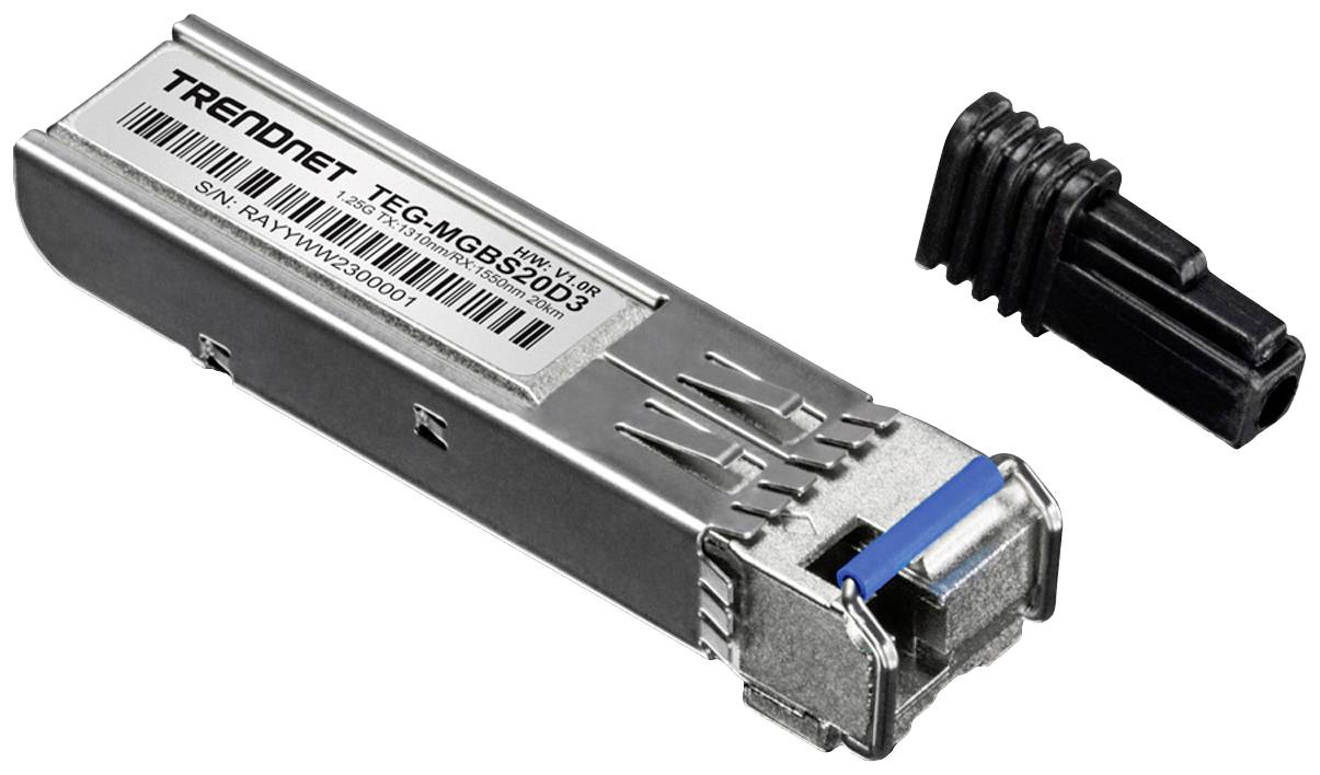 TRENDnet TEG-MGBS20D3 Mini-GBIC Dual Wavelength Single-Mode LC 1310 20KM